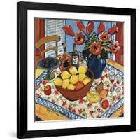 The Lemon Bowl-Suzanne Etienne-Framed Art Print