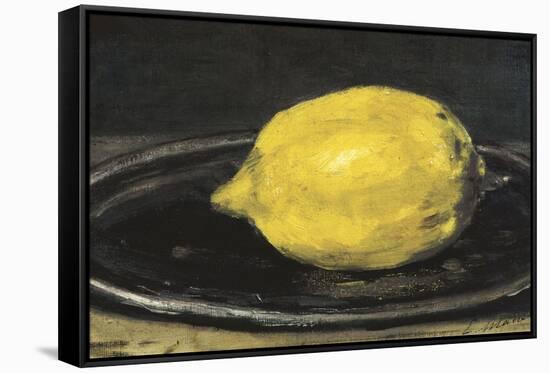 The Lemon (Le Citron)-Edouard Manet-Framed Stretched Canvas