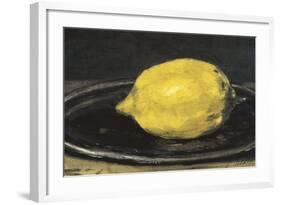 The Lemon (Le Citron)-Edouard Manet-Framed Art Print