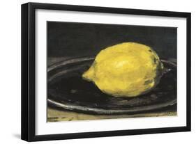 The Lemon (Le Citron)-Edouard Manet-Framed Art Print