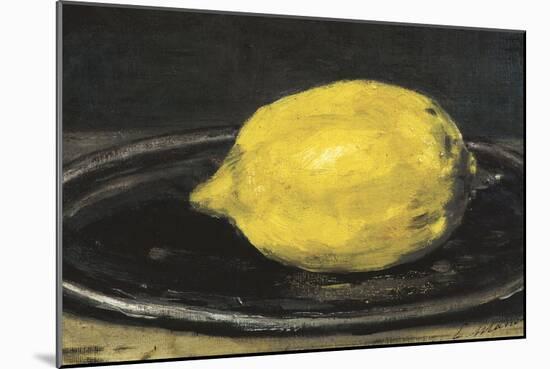 The Lemon (Le Citron)-Edouard Manet-Mounted Art Print