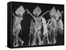 The Leningrad Music Hall Troupe, Performing in a Variety Show-Bill Eppridge-Framed Stretched Canvas
