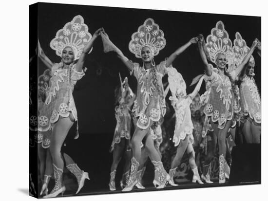 The Leningrad Music Hall Troupe, Performing in a Variety Show-Bill Eppridge-Stretched Canvas