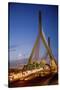 The Leonard P. Zakim Bunker Hill Bridge at Dusk-Joseph Sohm-Stretched Canvas