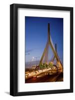 The Leonard P. Zakim Bunker Hill Bridge at Dusk-Joseph Sohm-Framed Photographic Print