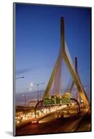 The Leonard P. Zakim Bunker Hill Bridge at Dusk-Joseph Sohm-Mounted Photographic Print