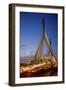 The Leonard P. Zakim Bunker Hill Bridge at Dusk-Joseph Sohm-Framed Photographic Print