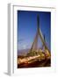 The Leonard P. Zakim Bunker Hill Bridge at Dusk-Joseph Sohm-Framed Photographic Print