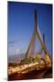 The Leonard P. Zakim Bunker Hill Bridge at Dusk-Joseph Sohm-Mounted Photographic Print