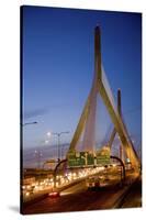 The Leonard P. Zakim Bunker Hill Bridge at Dusk-Joseph Sohm-Stretched Canvas