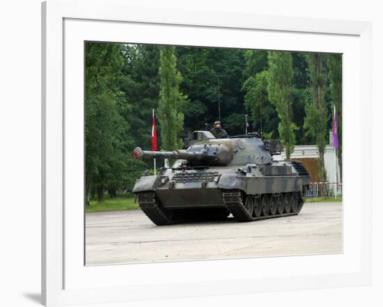 The Leopard 1A5 MBT of the Belgian Army in Action-Stocktrek Images-Framed Photographic Print