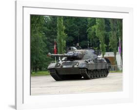 The Leopard 1A5 MBT of the Belgian Army in Action-Stocktrek Images-Framed Photographic Print