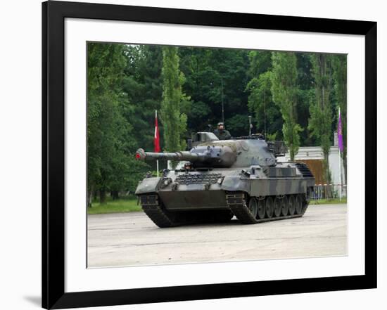 The Leopard 1A5 MBT of the Belgian Army in Action-Stocktrek Images-Framed Photographic Print