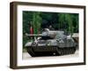 The Leopard 1A5 MBT of the Belgian Army in Action-Stocktrek Images-Framed Photographic Print