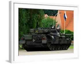 The Leopard 1A5 MBT of the Belgian Army in Action-Stocktrek Images-Framed Photographic Print