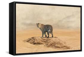 The Leopard 2-Ata Alishahi-Framed Stretched Canvas