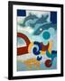 The Leopard Has a Blue Head, 2009-Jan Groneberg-Framed Giclee Print