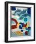 The Leopard Has a Blue Head, 2009-Jan Groneberg-Framed Giclee Print