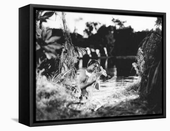 The Leopard Man-null-Framed Stretched Canvas