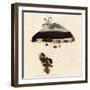 The Leopard Trimmed Hat-Bridget Davies-Framed Giclee Print