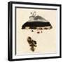 The Leopard Trimmed Hat-Bridget Davies-Framed Giclee Print