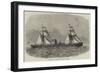 The Leopold Ii, Antwerp to Valparaiso Mail Steamer-null-Framed Giclee Print
