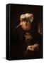 The Leper King Uzziah-Rembrandt van Rijn-Framed Stretched Canvas