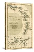 The Lesser Antilles or the Windward Islands, with the Eastern Part of the Leeward Islands, from…-Charles Marie Rigobert Bonne-Stretched Canvas