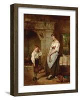 The Lesson, 1887-Leon Caille-Framed Giclee Print