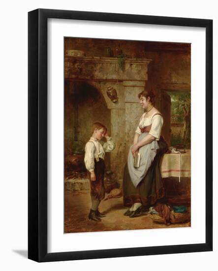 The Lesson, 1887-Leon Caille-Framed Giclee Print