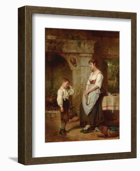 The Lesson, 1887-Leon Caille-Framed Giclee Print