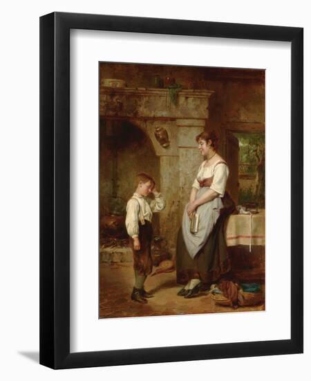 The Lesson, 1887-Leon Caille-Framed Giclee Print