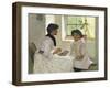 The Lesson, 1889-Edwin Harris-Framed Giclee Print