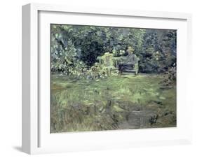 The Lesson in the Garden, 1886-Morisot-Framed Giclee Print