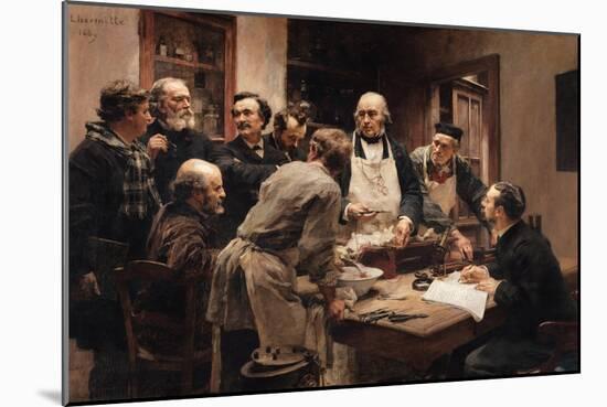 The Lesson of Claude Bernard (1813-78) Or, Session at the Vivisection Laboratory, 1889-Léon Augustin L'hermitte-Mounted Giclee Print