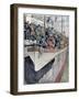 The Lesson of Ss Titanic: Lifeboat Drill on a Passenger Liner, 1912-null-Framed Giclee Print