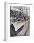 The Lesson of Ss Titanic: Lifeboat Drill on a Passenger Liner, 1912-null-Framed Giclee Print