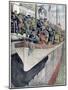 The Lesson of Ss Titanic: Lifeboat Drill on a Passenger Liner, 1912-null-Mounted Giclee Print