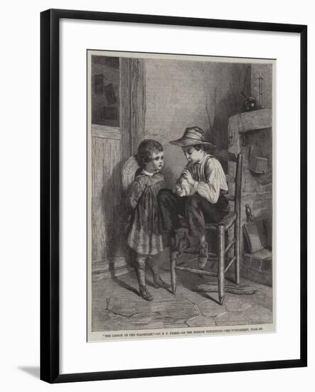 The Lesson on the Flageolet-null-Framed Giclee Print