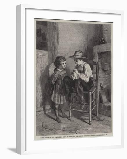 The Lesson on the Flageolet-null-Framed Giclee Print