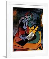 The Lesson-Pablo Picasso-Framed Art Print