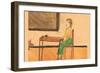 The Lesson-Norma Kramer-Framed Art Print