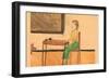 The Lesson-Norma Kramer-Framed Art Print