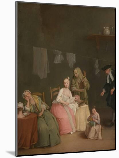The Letter, 1746-Pietro Longhi-Mounted Giclee Print