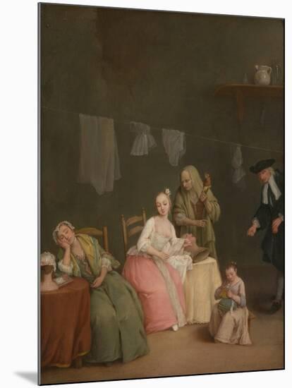 The Letter, 1746-Pietro Longhi-Mounted Giclee Print