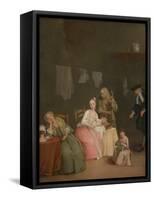 The Letter, 1746-Pietro Longhi-Framed Stretched Canvas