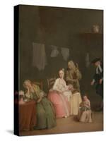 The Letter, 1746-Pietro Longhi-Stretched Canvas