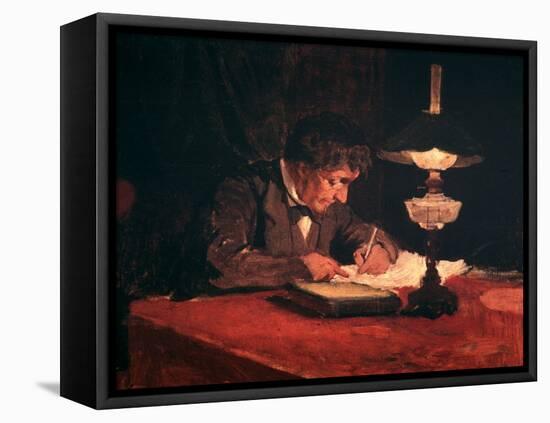 The Letter, 1878-Janez Subic-Framed Stretched Canvas