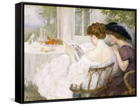 The Letter. 1910-Henry Caro-Delvaille-Framed Stretched Canvas