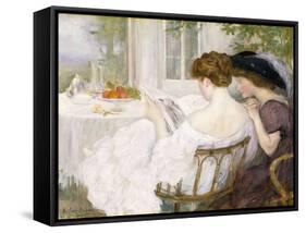 The Letter, 1910-Henry Caro-Delvaille-Framed Stretched Canvas